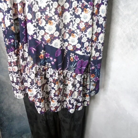 Free People Isabelle Tunic Swing Top Oversized Boho with Fabulous Sleeves - Picture 6 of 13